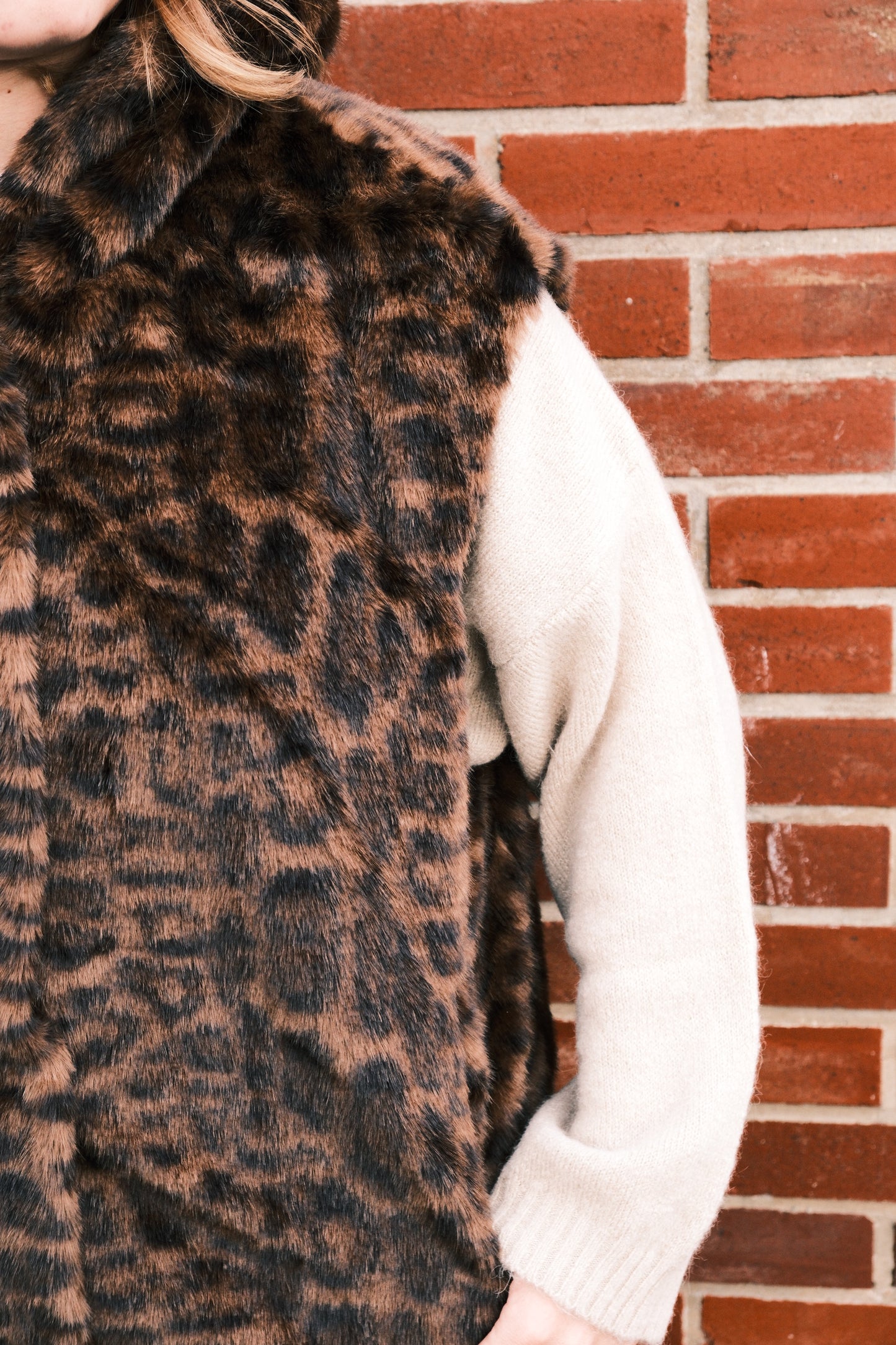 Fourrure sans manche