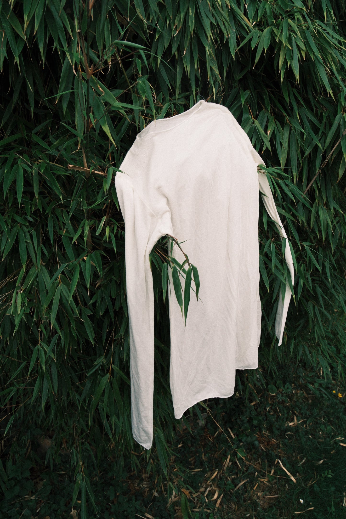 T-shirt manches longues cachemire ultraléger italien