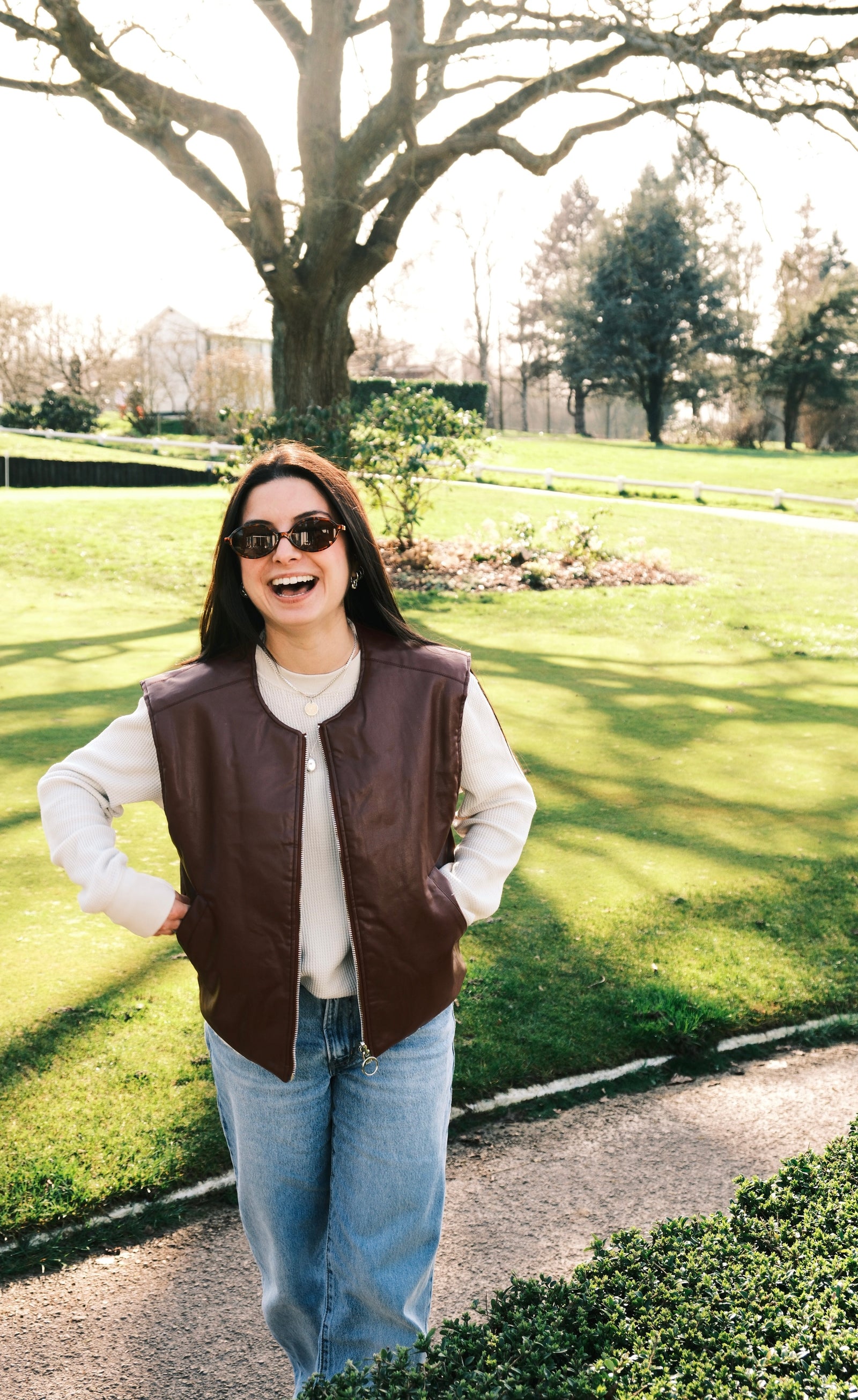 Sans manches réversible