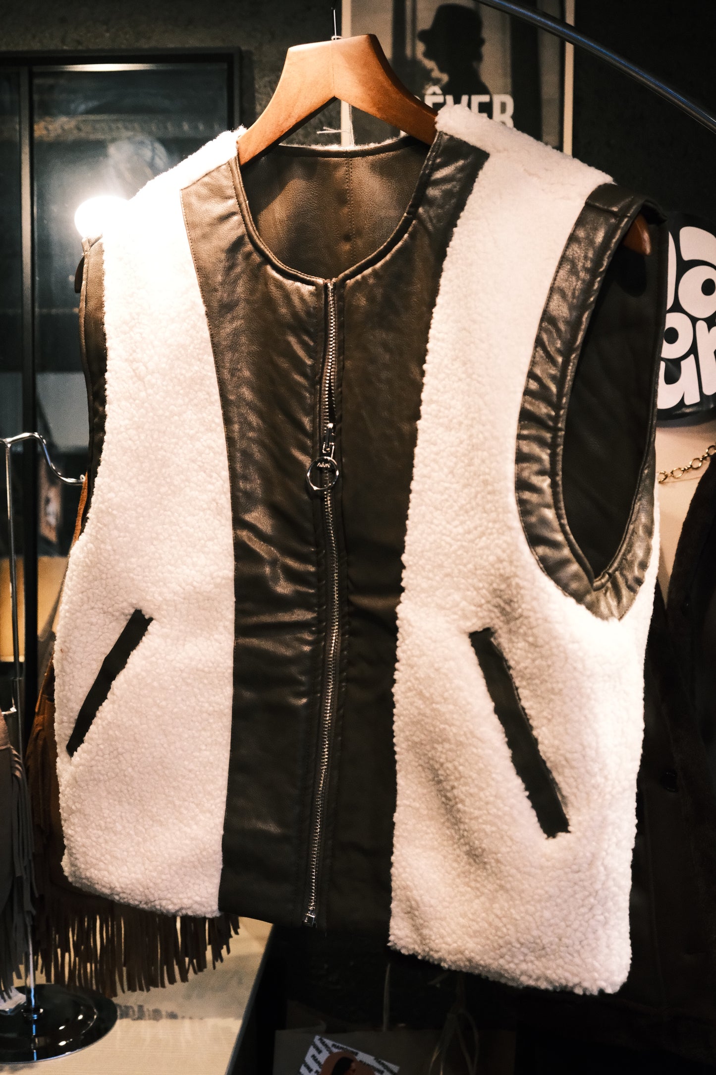 Sans manches réversible