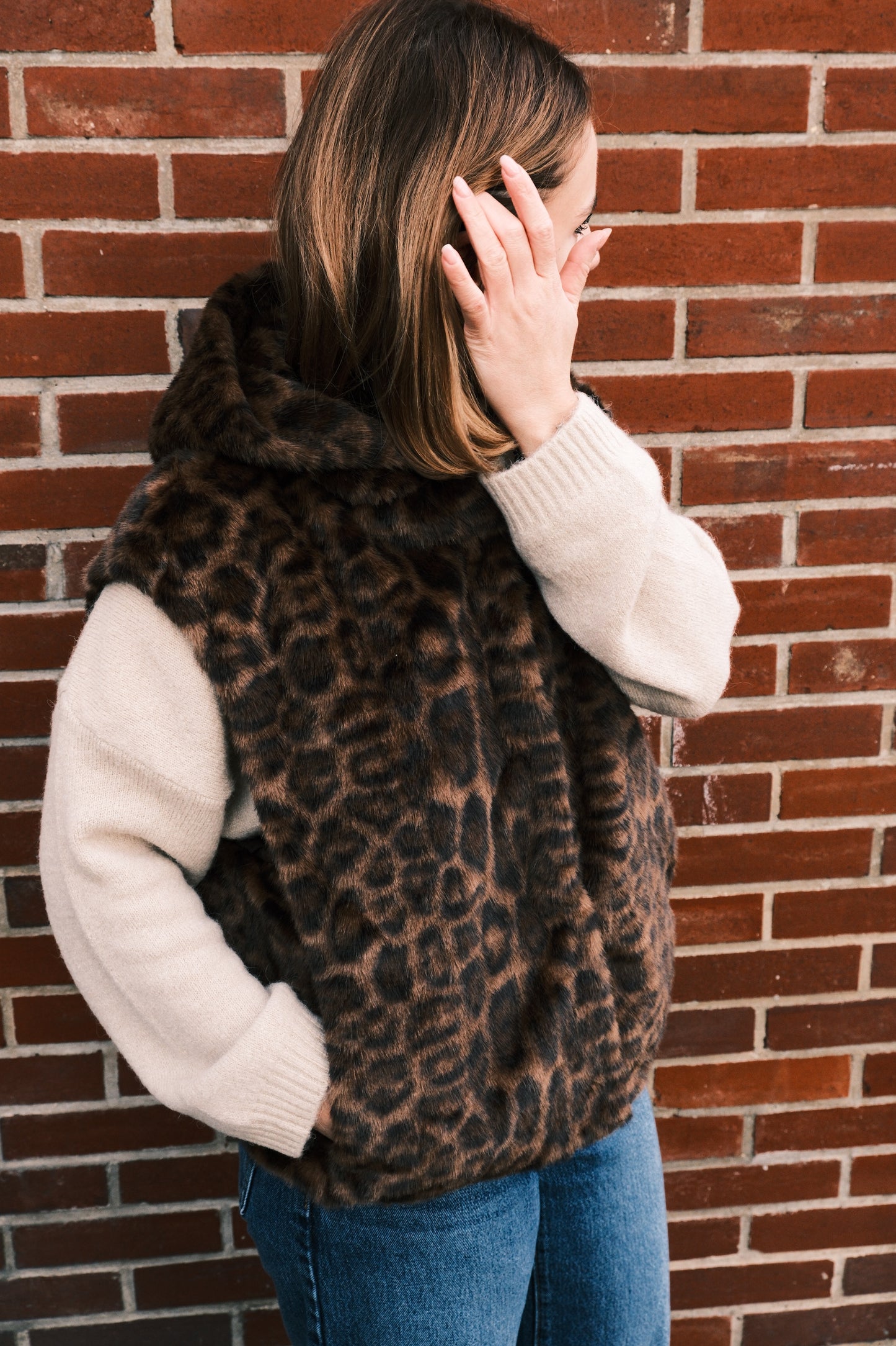 Fourrure sans manche