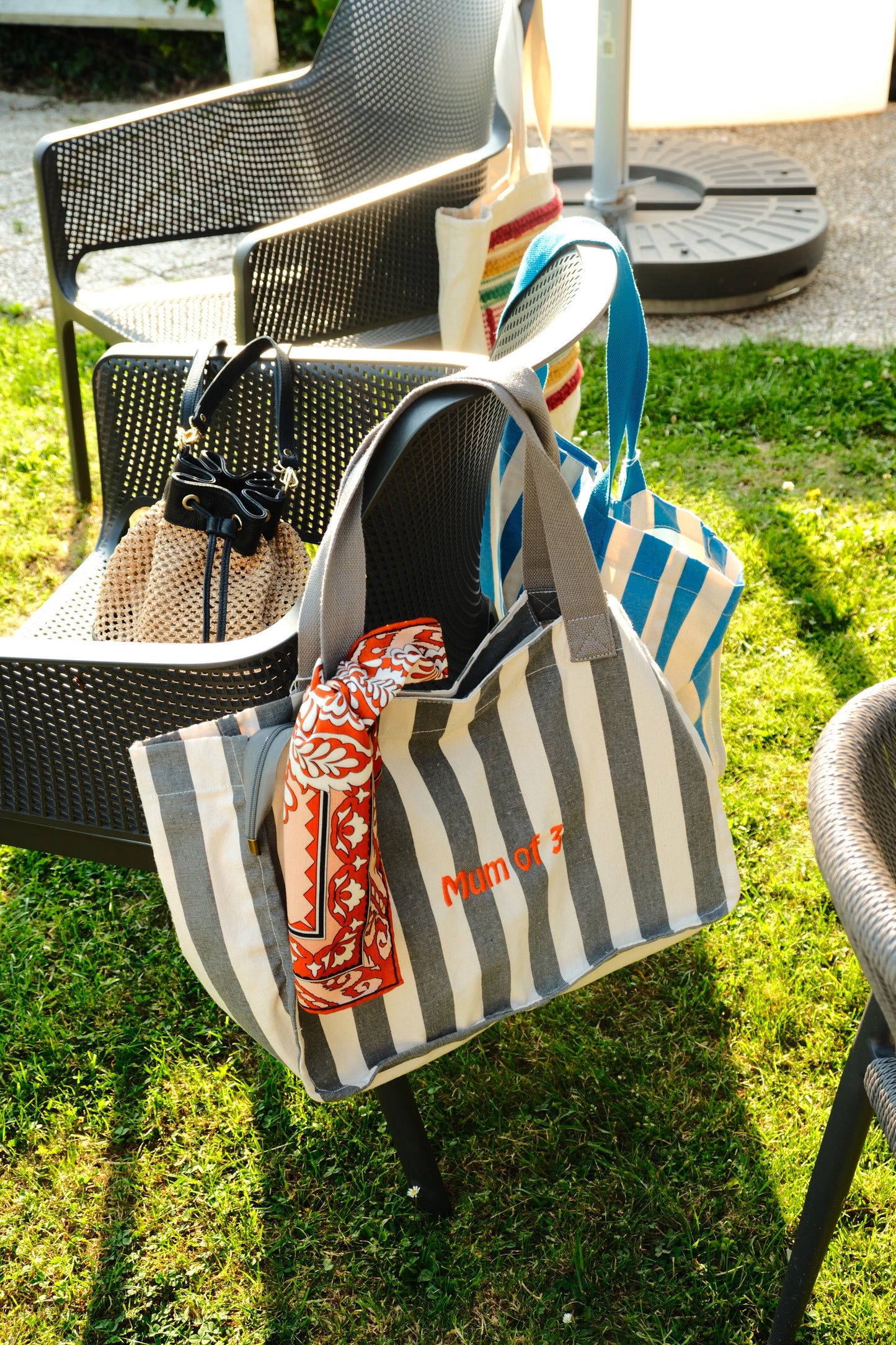Panier Rayé