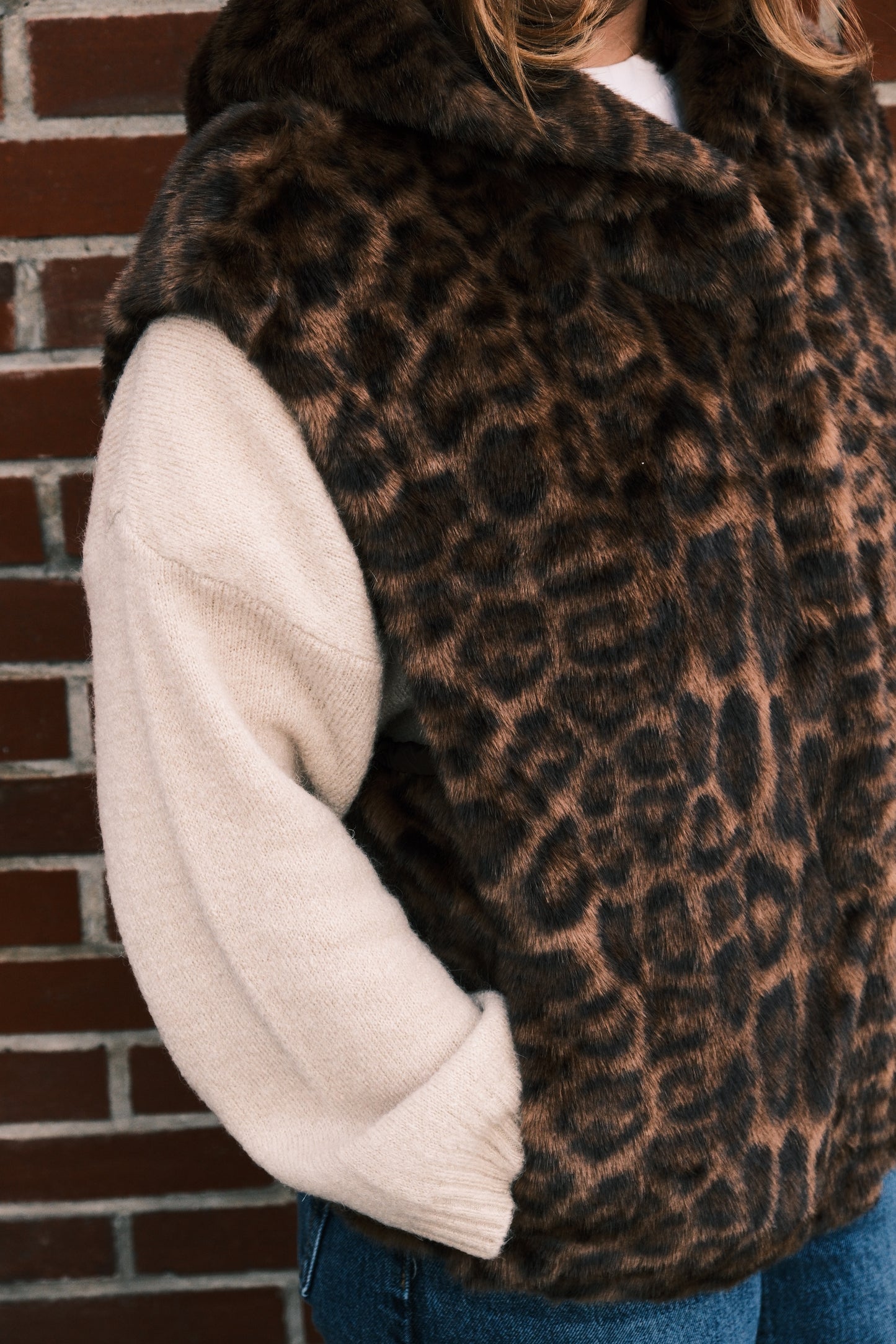 Fourrure sans manche